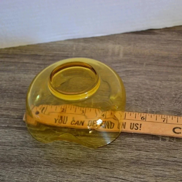 Vtg Anchor  Hocking Amber Chip & Dip Set - Picture 5 of 7